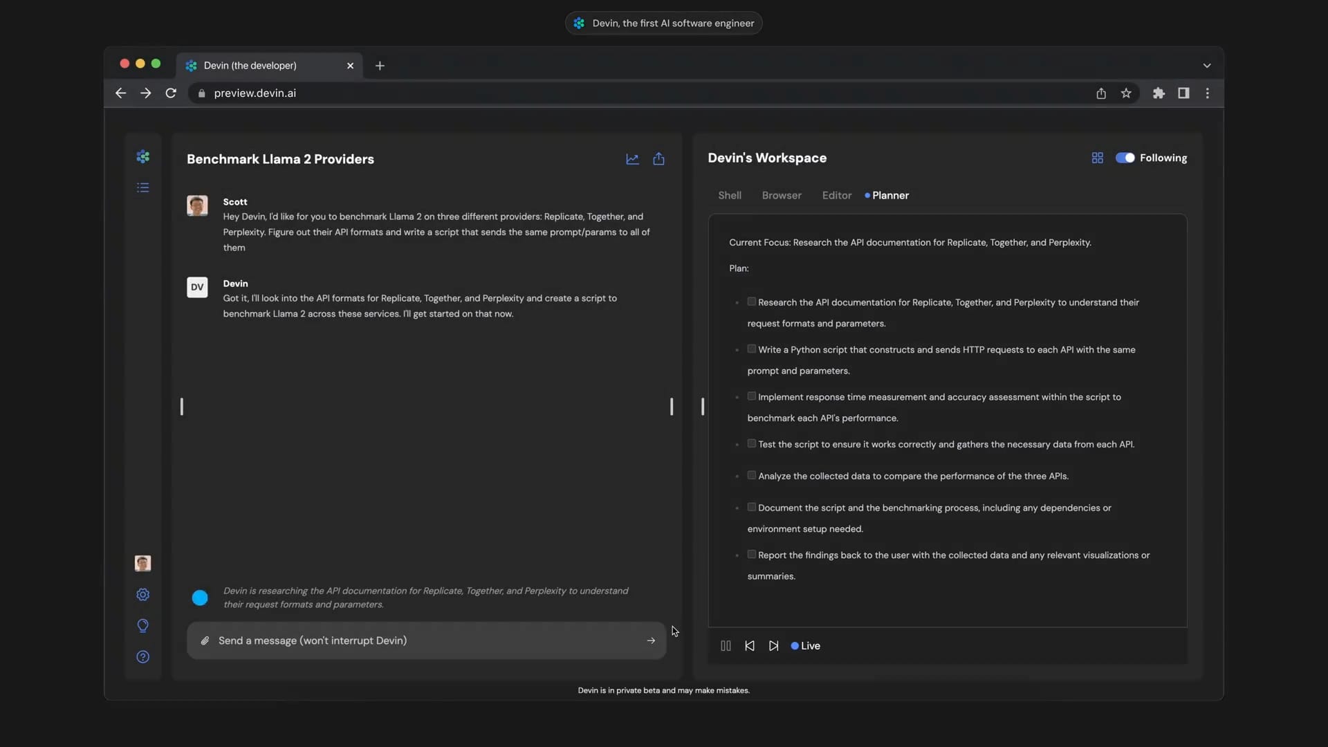 Cognition Labs Devin | GUDJOB