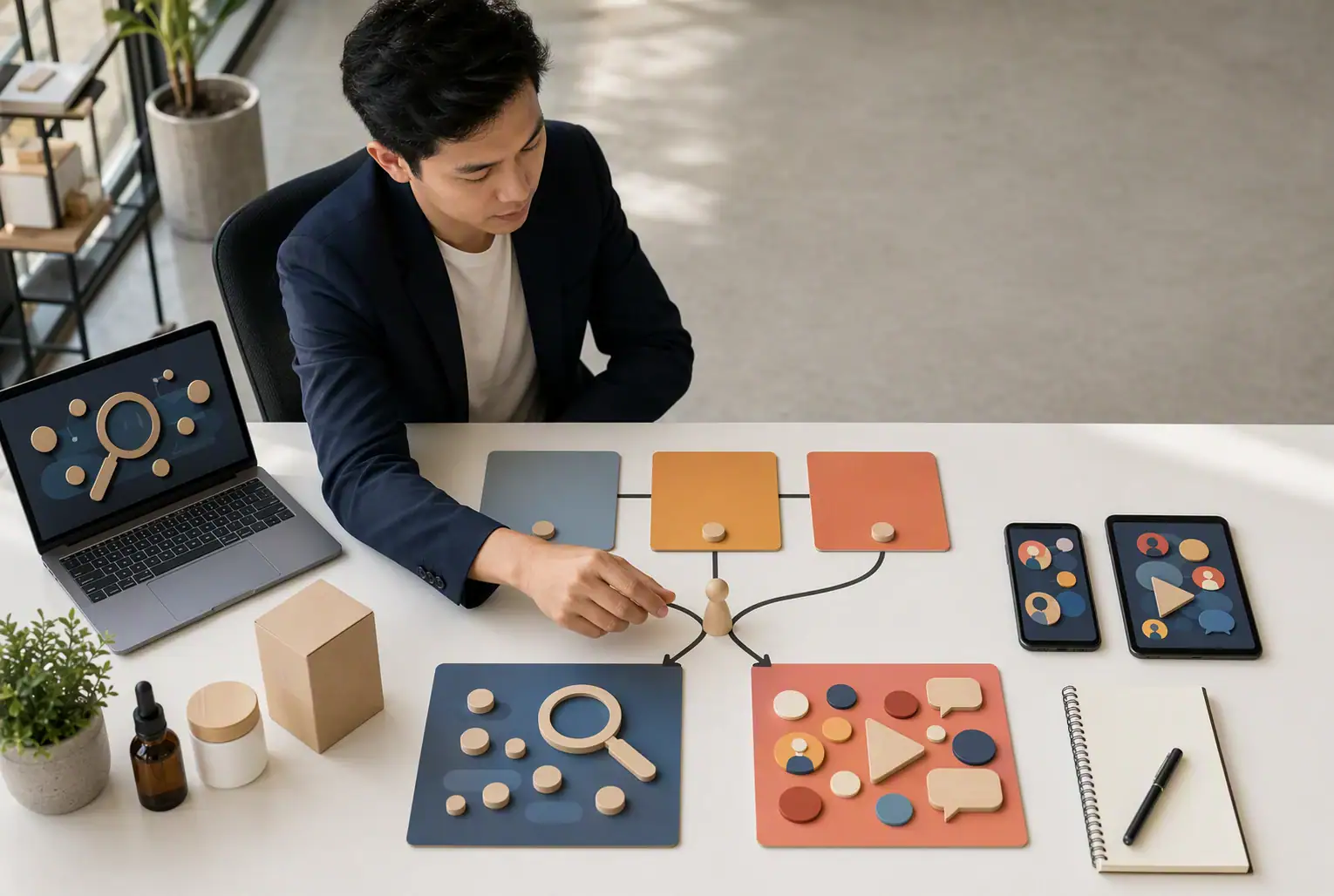 Biểu đồ so sánh chiến lược quảng cáo 90 ngày